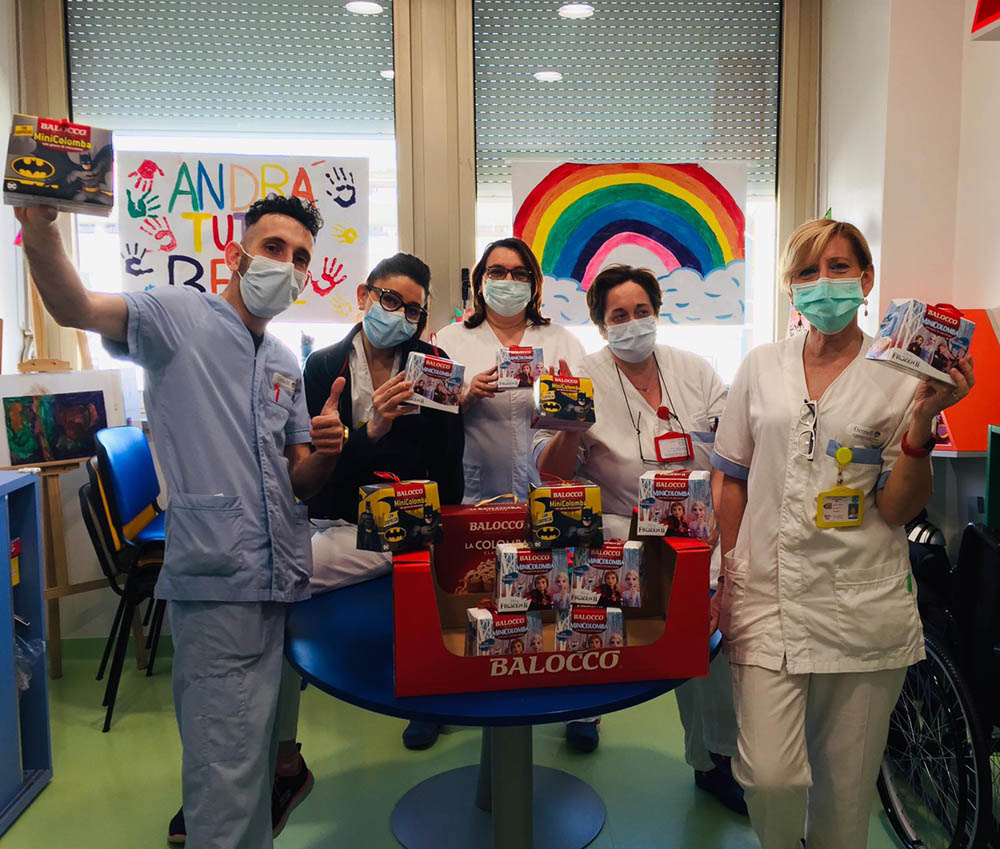 Il Coronavirus non ferma la solidarietà a pasqua con Balocco