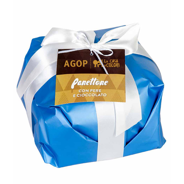 Panettone Farcito Pere e Cioccolato per il Natale Solidale AGOP