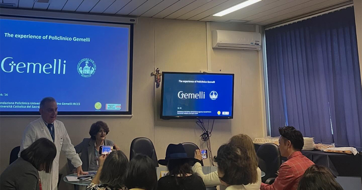 KOTOBA INTERNATIONAL ASSOCIATION in visita alla Fondazione Policlinico Gemelli di Roma