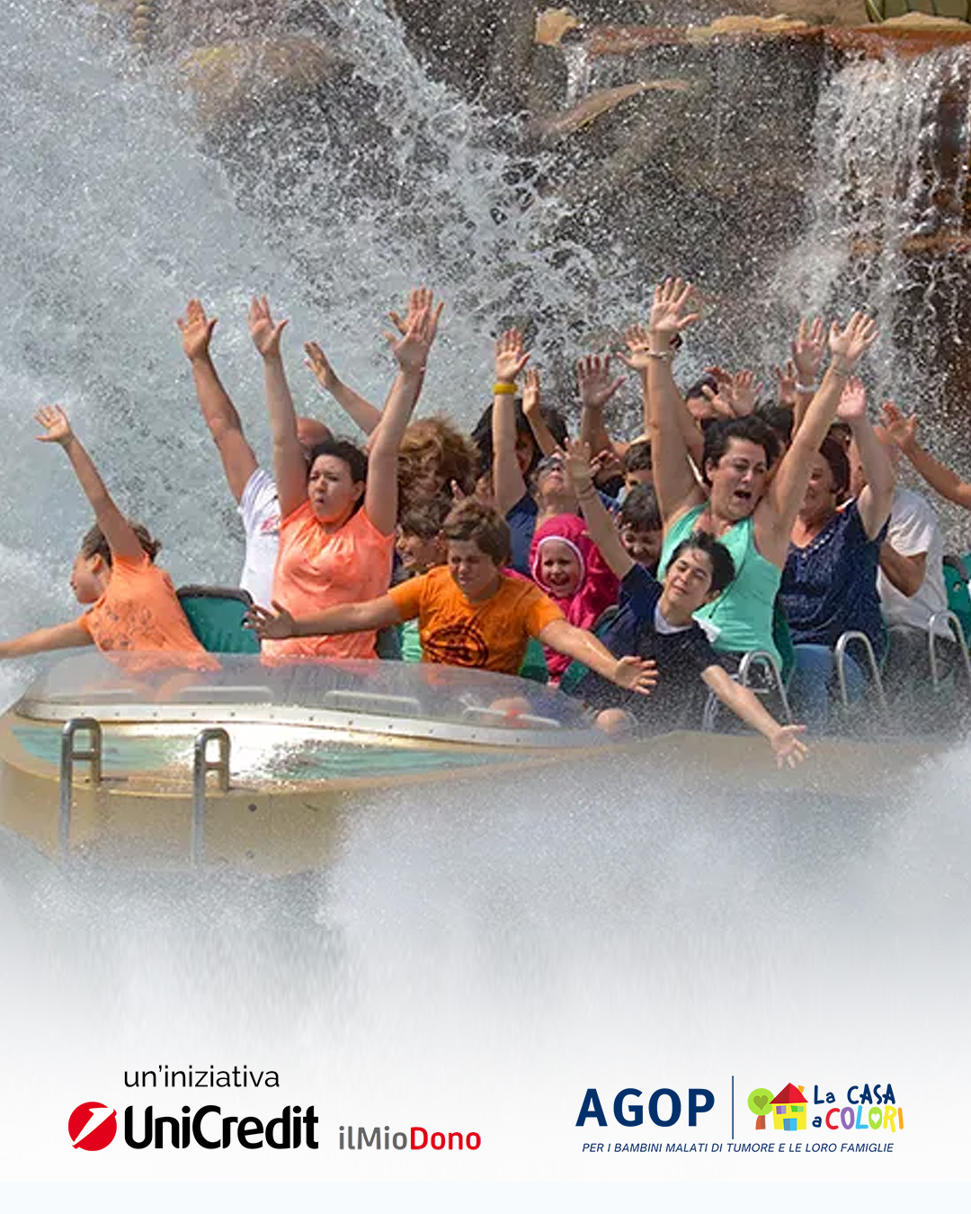 La magia di GARDALAND per vincere la paura, un’iniziativa solidale di UniCredit a favore di AGOP